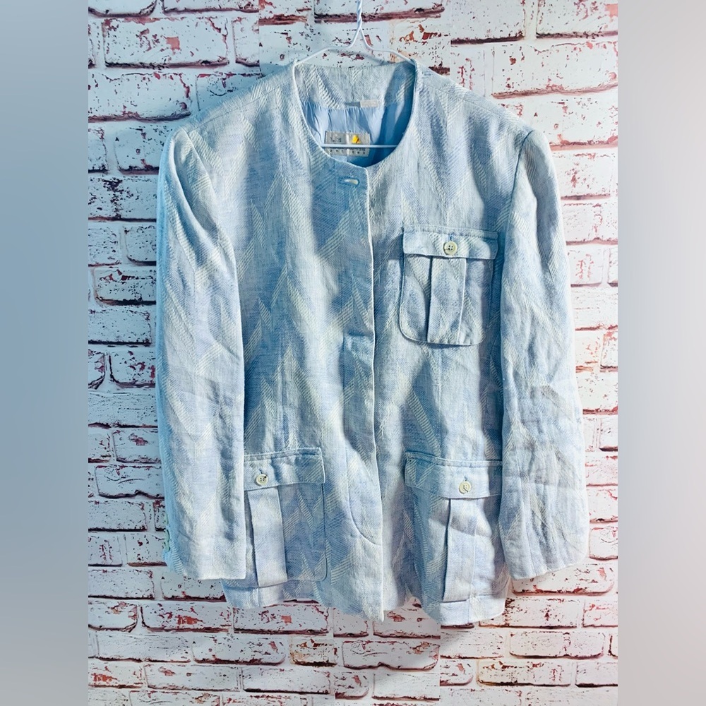 Liz Claiborne linen and cotton blazer